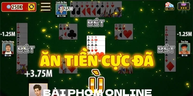 Đặc điểm trong luật chơi bài Phỏm online 123B